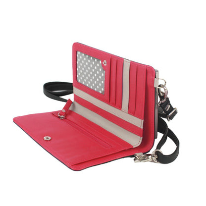 Red-Ivory - Back - Eastern Counties Leather Ada Leather Handbag