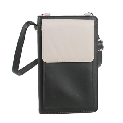 Black-Ivory-Watermelon - Front - Eastern Counties Leather Ada Leather Handbag