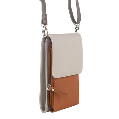 Ivory-Tan - Side - Eastern Counties Leather Eva Leather Handbag