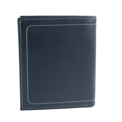 Navy - Back - Eastern Counties Leather Mens Isaac Leather Wallet
