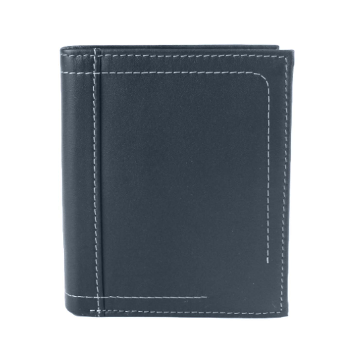 Navy - Front - Eastern Counties Leather Mens Isaac Leather Wallet