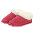Crimson - Front - Eastern Counties Leather Womens-Ladies Maddie Wool Slipper Boots