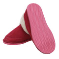 Crimson - Side - Eastern Counties Leather Womens-Ladies Maddie Wool Slipper Boots