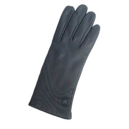 Navy - Front - Eastern Counties Leather Womens-Ladies Thea Leather Gloves