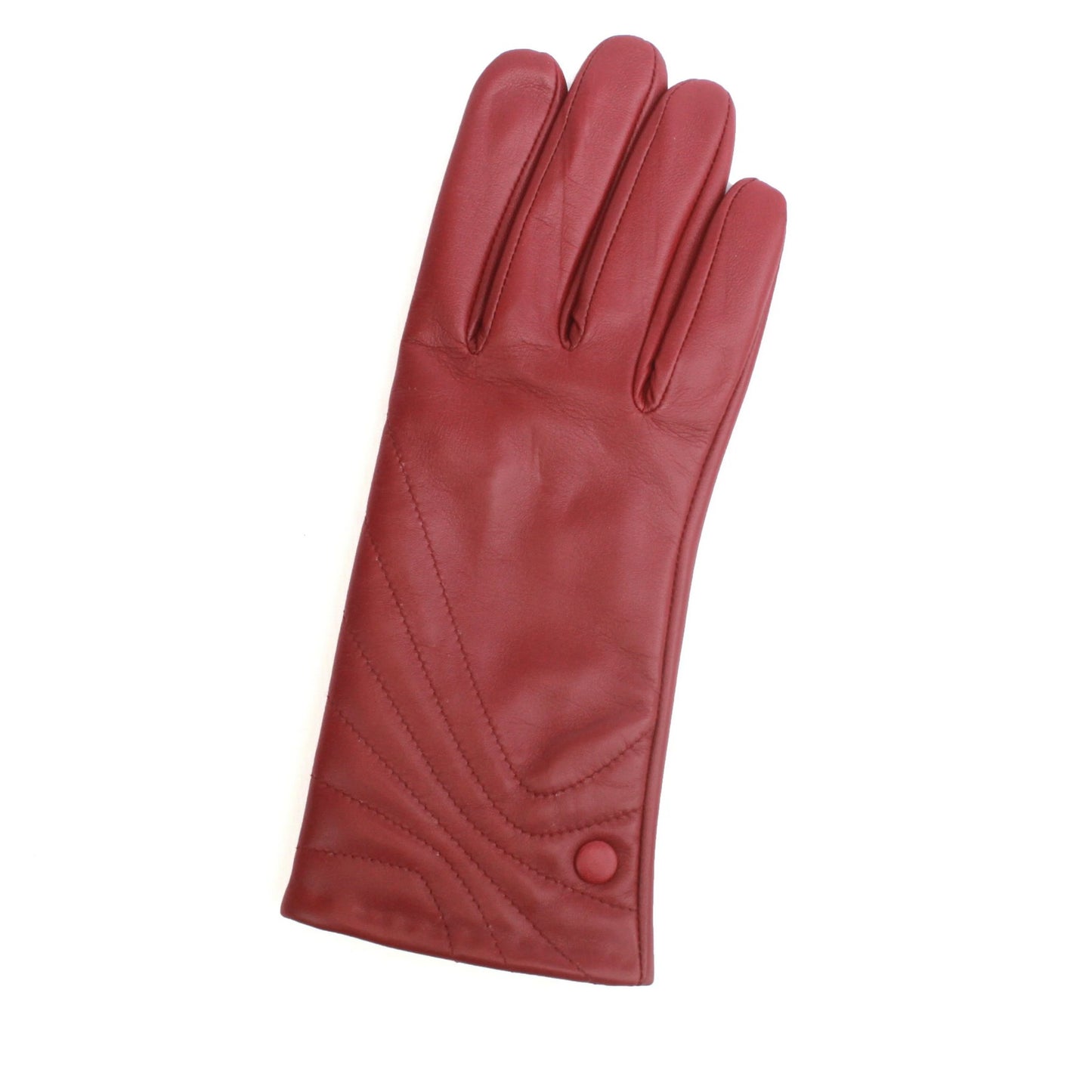 Wine - Front - Eastern Counties Leather Womens-Ladies Thea Leather Gloves