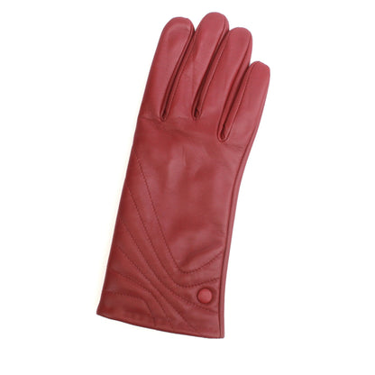 Wine - Front - Eastern Counties Leather Womens-Ladies Thea Leather Gloves