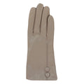 Grey - Back - Eastern Counties Leather Womens-Ladies Hattie Leather Winter Gloves