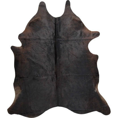 Black-Brown - Back - Eastern Counties Leather Exotic Cowhide Leather Rug