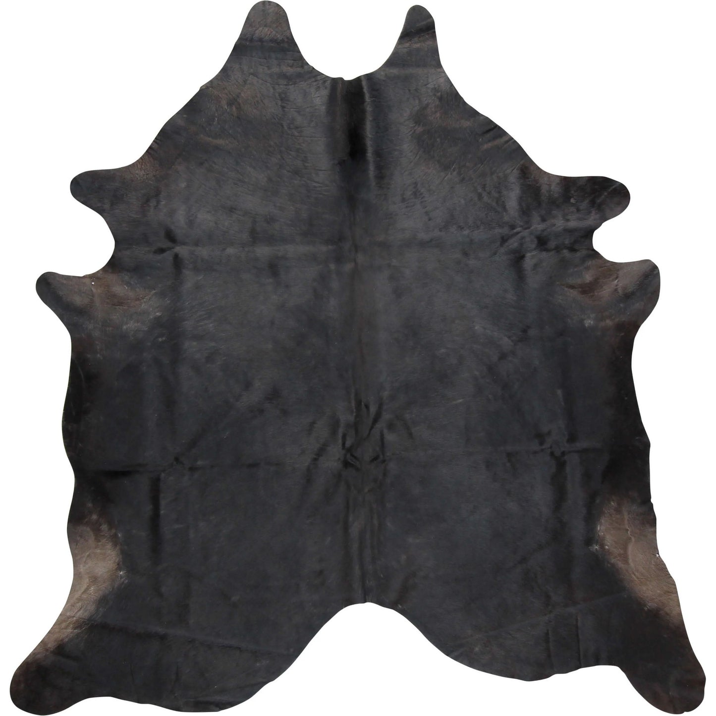 Black-Brown - Front - Eastern Counties Leather Exotic Cowhide Leather Rug
