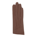 Brown - Back - Eastern Counties Leather Womens-Ladies Serena Leather Gloves