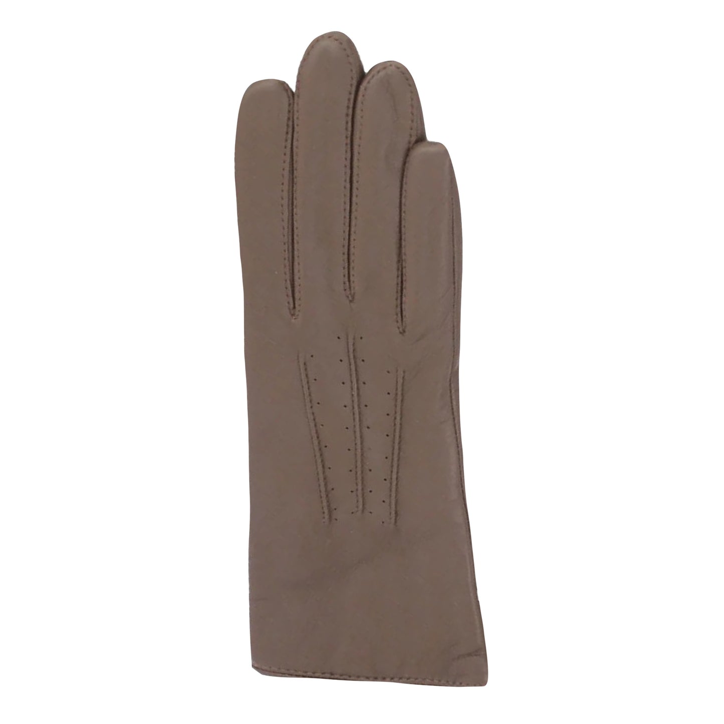 Grey - Back - Eastern Counties Leather Womens-Ladies Serena Leather Gloves