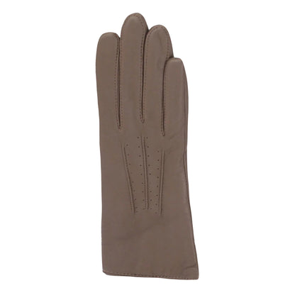 Grey - Back - Eastern Counties Leather Womens-Ladies Serena Leather Gloves