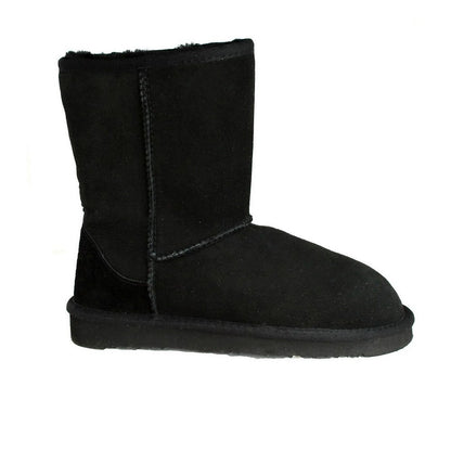 Black - Front - Eastern Counties Leather Womens-Ladies Lara Sheepskin Boots