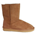 Chestnut - Front - Eastern Counties Leather Womens-Ladies Lara Sheepskin Boots