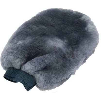 Grey - Front - Eastern Counties Leather Sheepskin Polishing Mitten