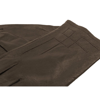 Brown - Back - Eastern Counties Leather Unisex Adult Leather Glove