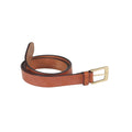 Tan - Front - Aubrion Unisex Adult Skinny Leather Belt