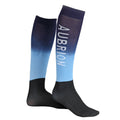 Navy - Front - Aubrion Childrens-Kids Abbey Boot Socks