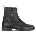 Black - Front - Moretta Womens-Ladies Martina Leather Paddock Boots