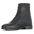 Black - Back - Moretta Womens-Ladies Camilla Leather Paddock Boots
