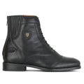 Black - Front - Moretta Womens-Ladies Camilla Leather Paddock Boots