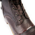 Brown - Pack Shot - Moretta Womens-Ladies Maddalena Leather Long Riding Boots