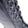 Navy - Pack Shot - Moretta Womens-Ladies Maddalena Leather Long Riding Boots