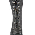 Black - Pack Shot - Moretta Womens-Ladies Maddalena Leather Long Riding Boots