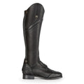Black - Front - Moretta Womens-Ladies Constantina Leather Long Riding Boots