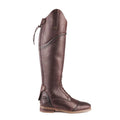 Brown - Front - Moretta Womens-Ladies Constantina Leather Long Riding Boots