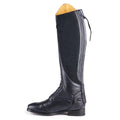 Navy - Back - Moretta Womens-Ladies Constantina Leather Long Riding Boots