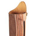 Tan - Lifestyle - Moretta Womens-Ladies Constantina Leather Long Riding Boots