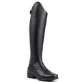 Black - Front - Moretta Womens-Ladies Carla Leather Long Riding Boots