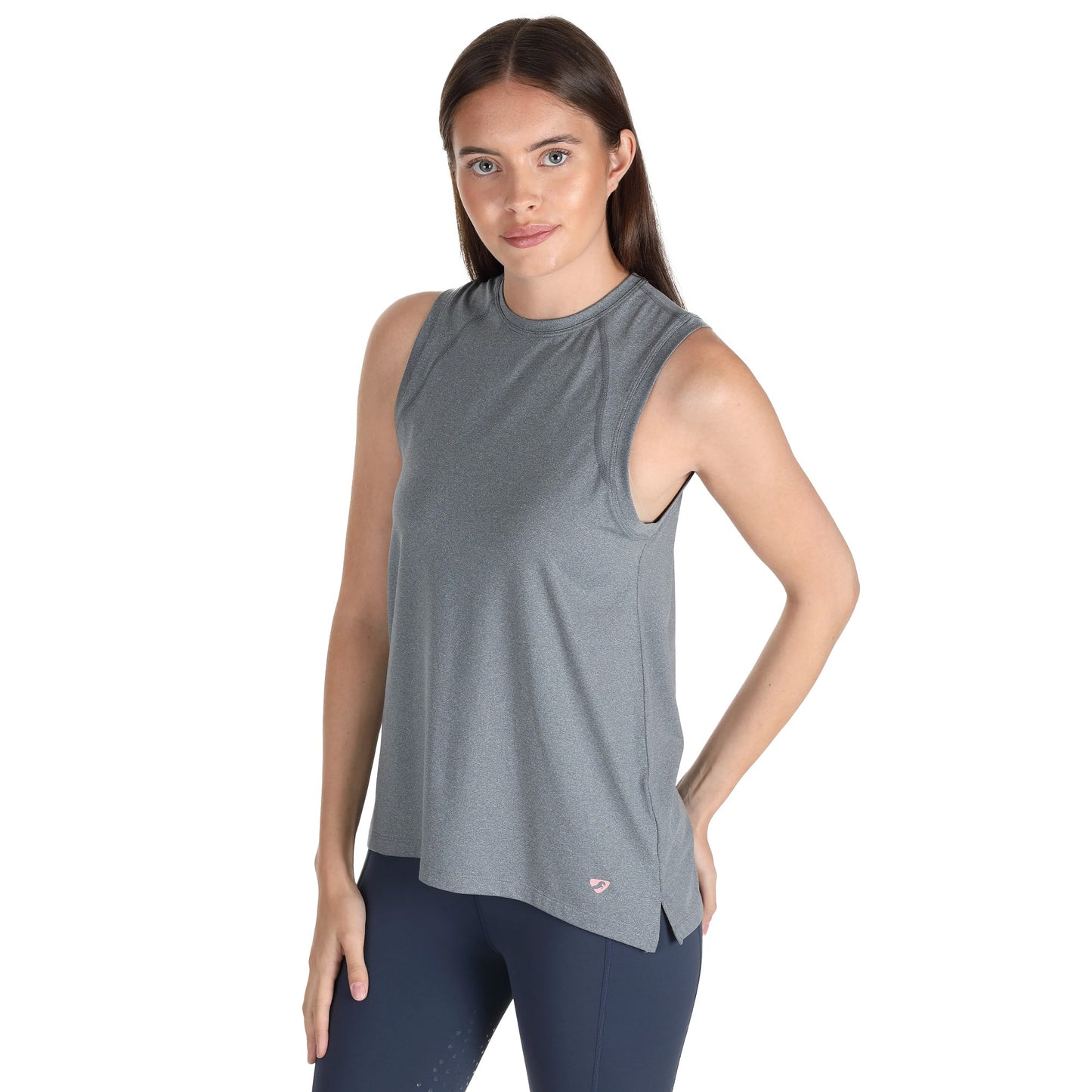 Navy - Side - Aubrion Womens-Ladies Vest Top
