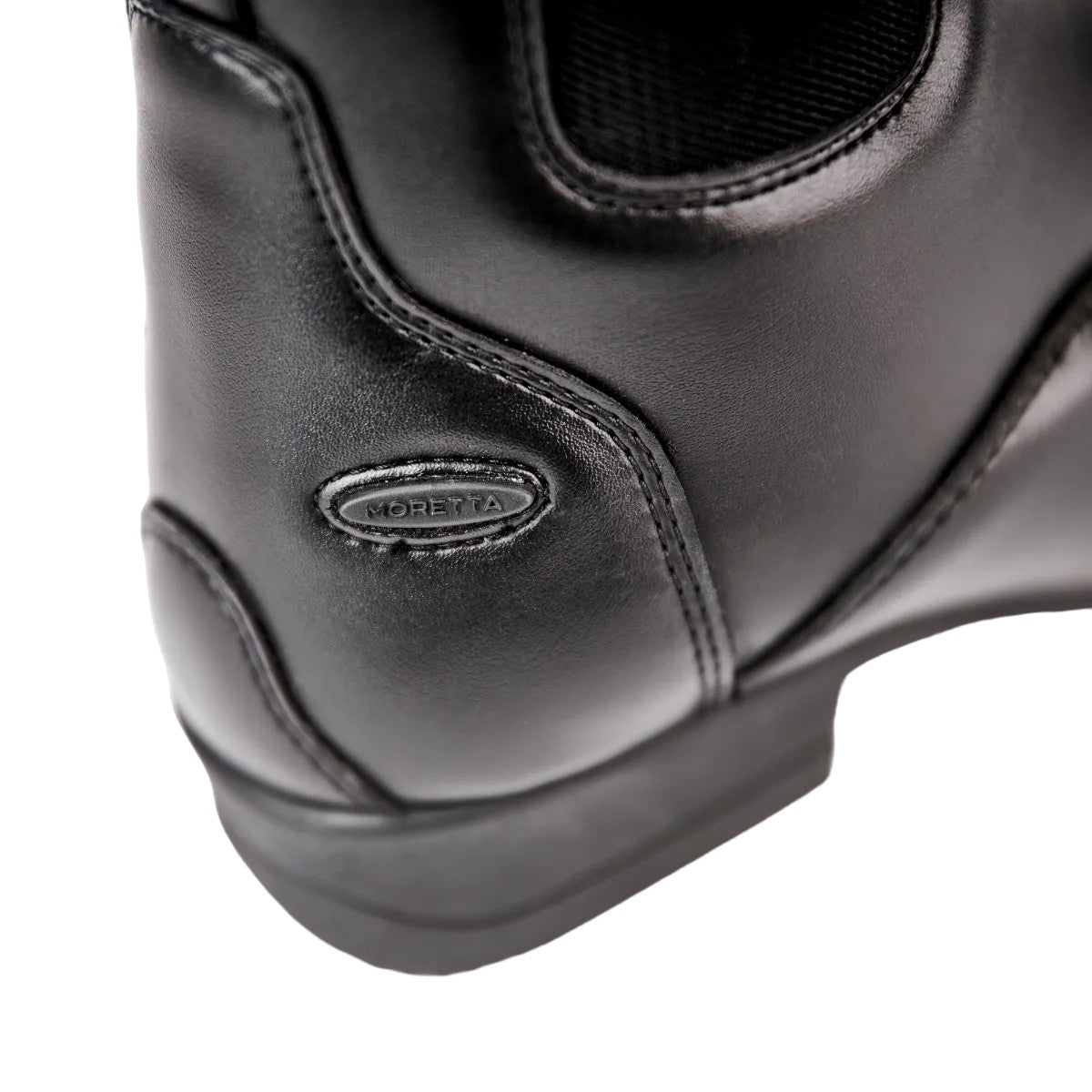 Black - Back - Moretta Womens-Ladies Carmen Paddock Boots