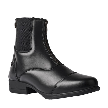 Black - Close up - Moretta Womens-Ladies Carmen Paddock Boots