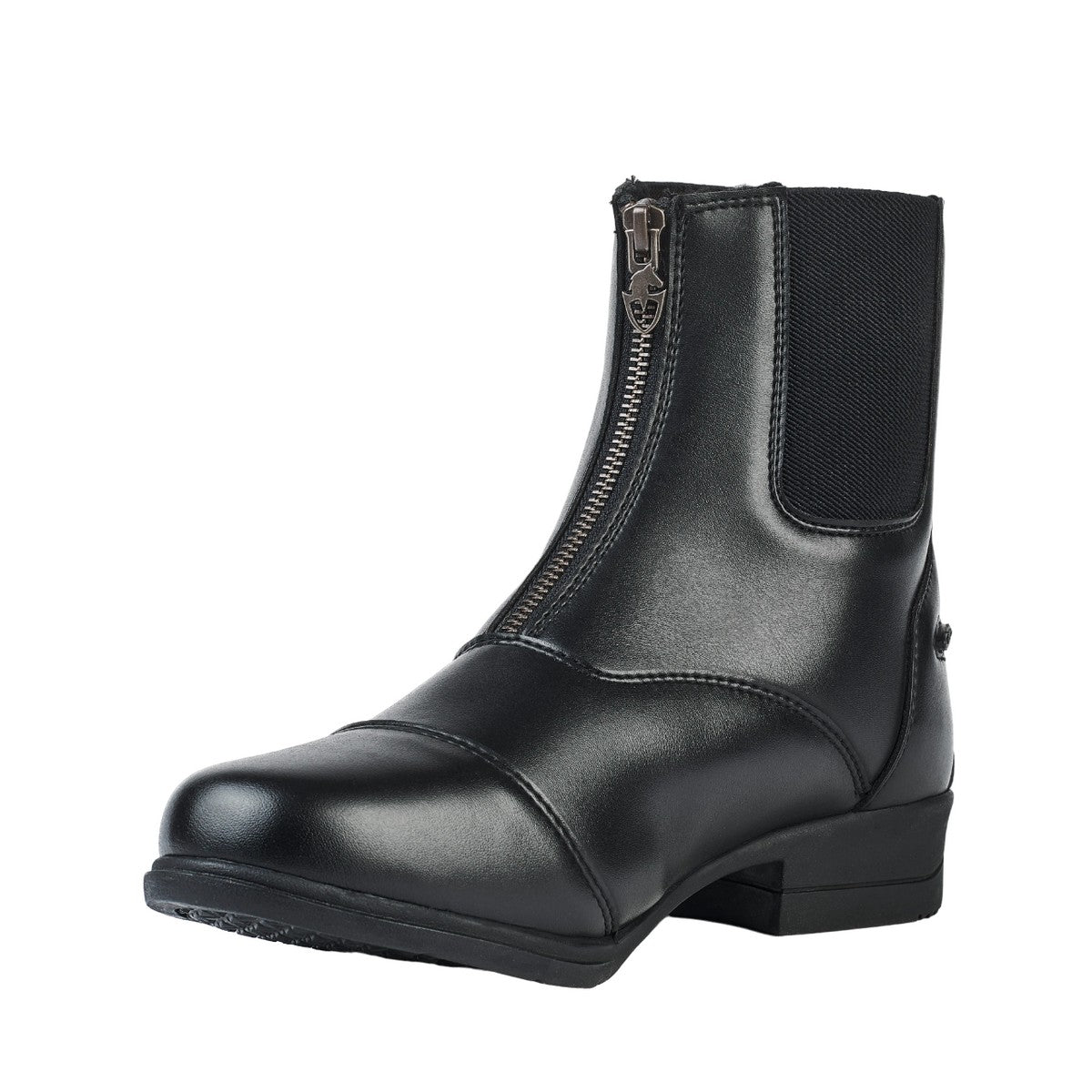 Black - Front - Moretta Womens-Ladies Carmen Paddock Boots