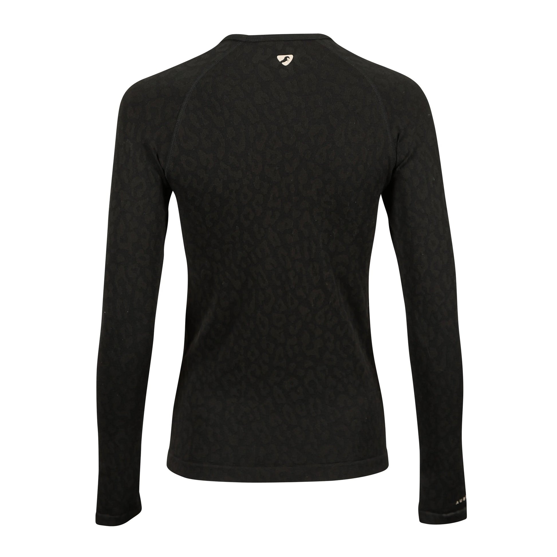 Black - Back - Aubrion Womens-Ladies Balance Seamless Top