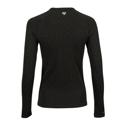 Black - Back - Aubrion Womens-Ladies Balance Seamless Top