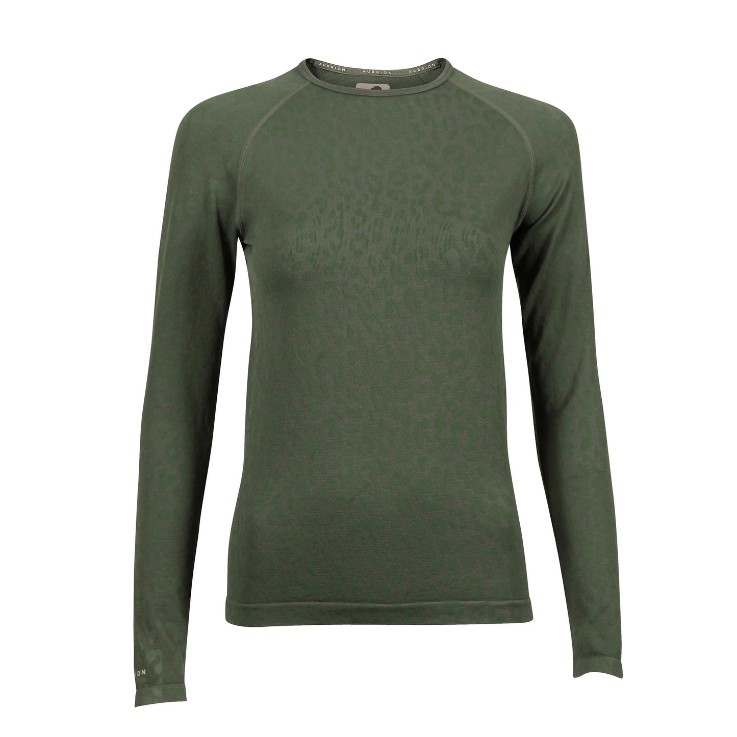 Green - Front - Aubrion Womens-Ladies Balance Seamless Top