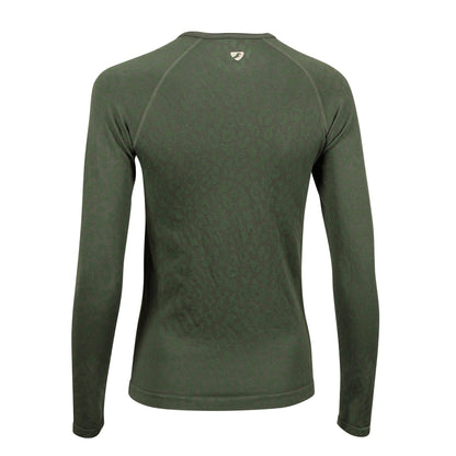 Green - Back - Aubrion Womens-Ladies Balance Seamless Top