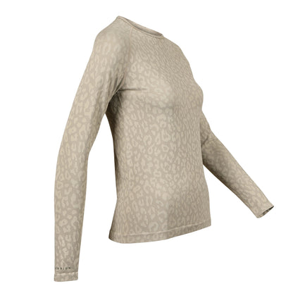 Taupe - Side - Aubrion Womens-Ladies Balance Seamless Top