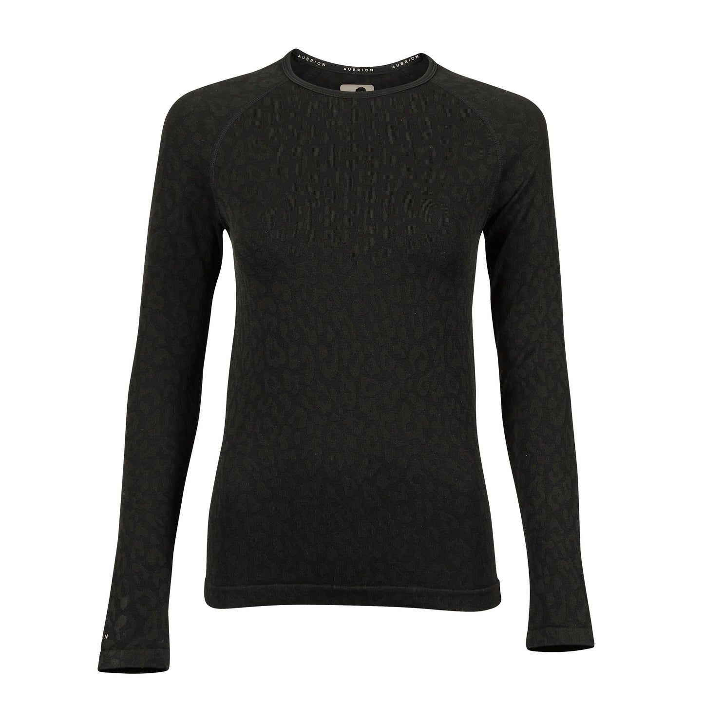 Black - Front - Aubrion Womens-Ladies Balance Seamless Top