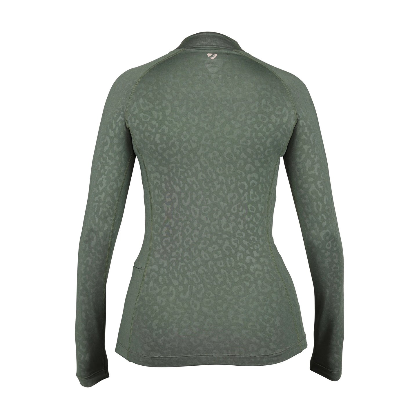 Green - Back - Aubrion Womens-Ladies Revive Base Layer Top