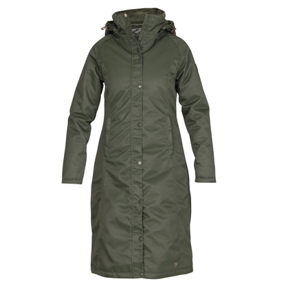 Green - Front - Aubrion Womens-Ladies Halcyon Waterproof Coat