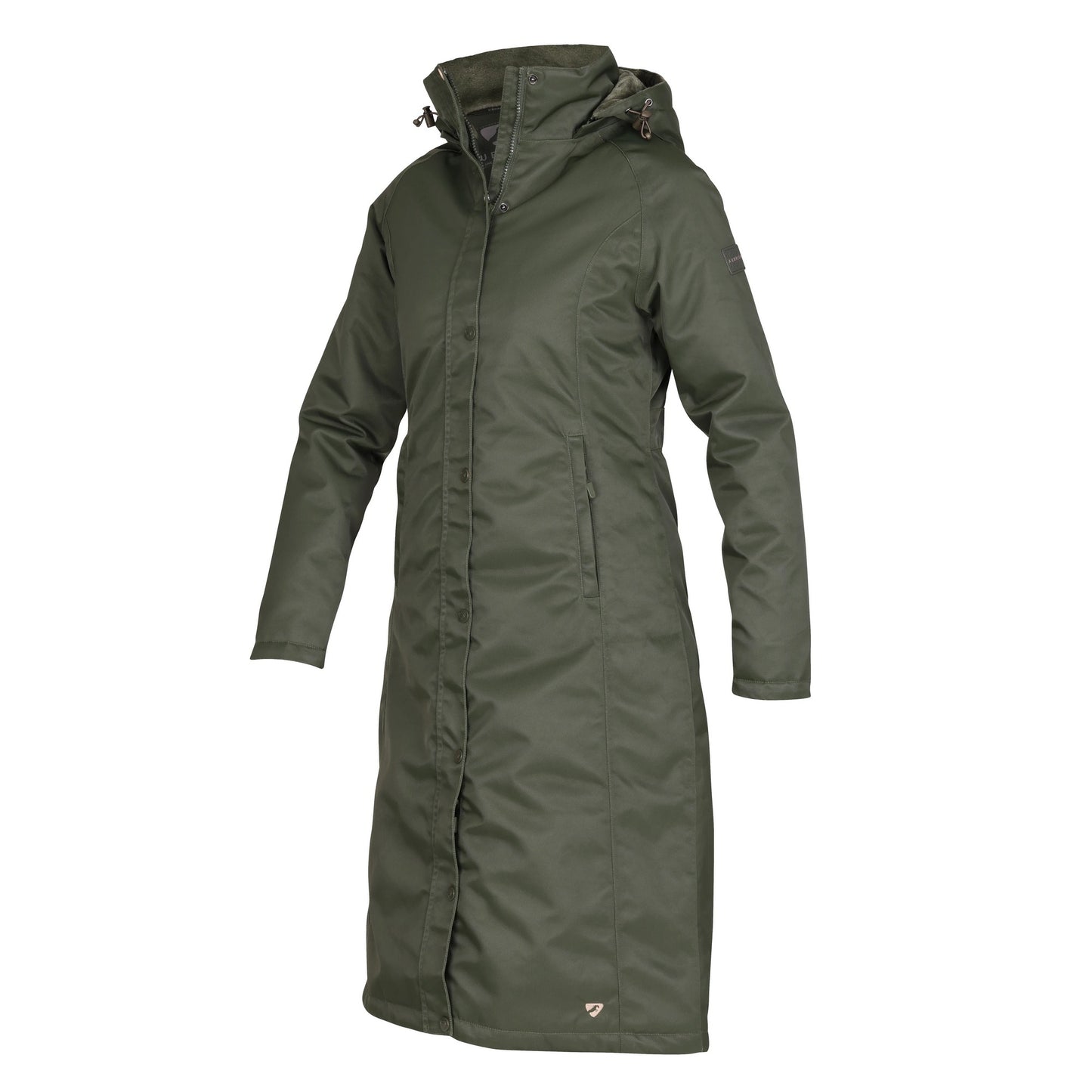 Green - Side - Aubrion Womens-Ladies Halcyon Waterproof Coat
