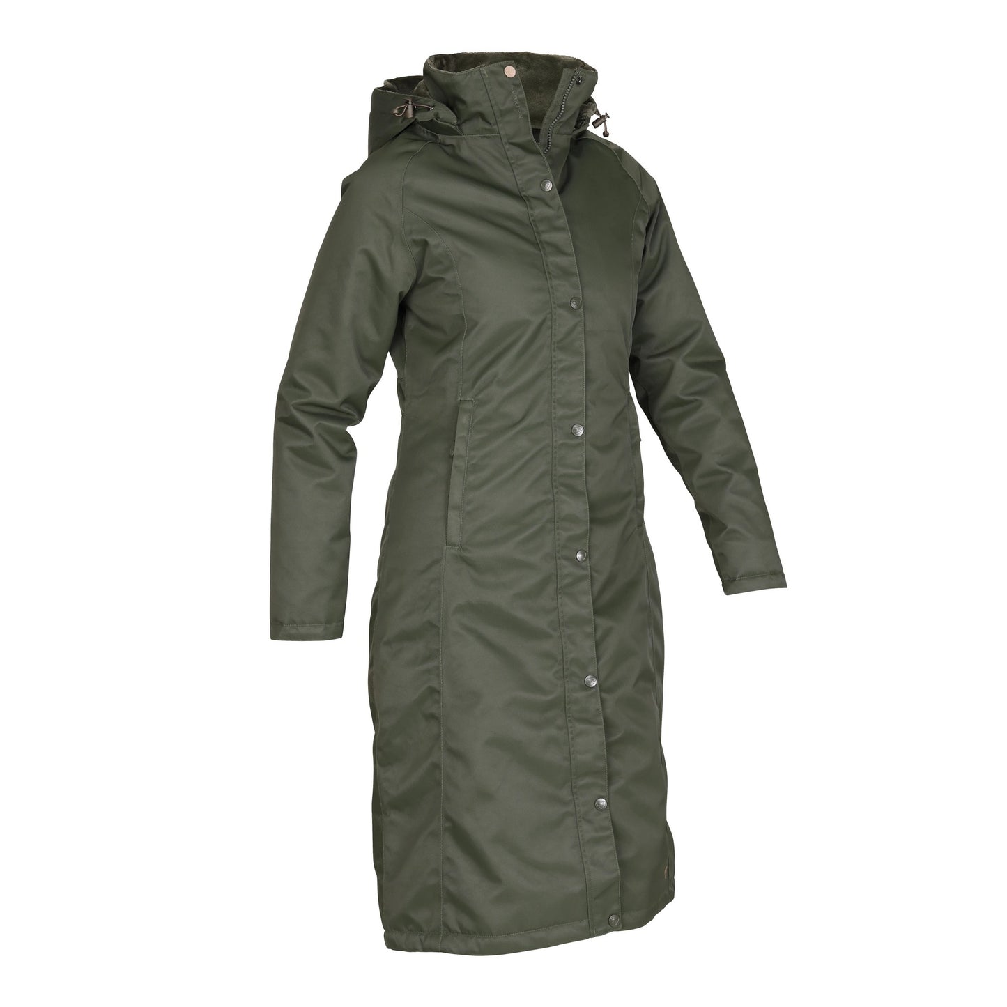 Green - Lifestyle - Aubrion Womens-Ladies Halcyon Waterproof Coat