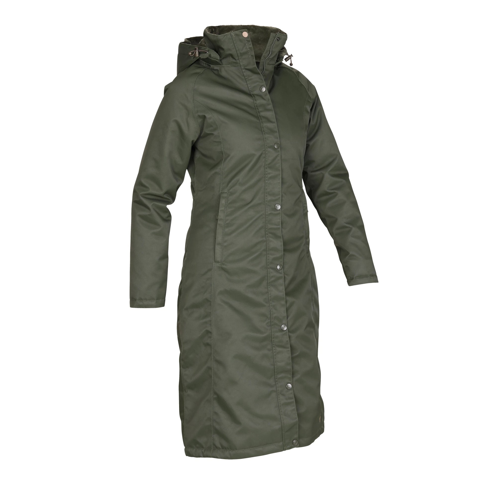 Green - Lifestyle - Aubrion Womens-Ladies Halcyon Waterproof Coat