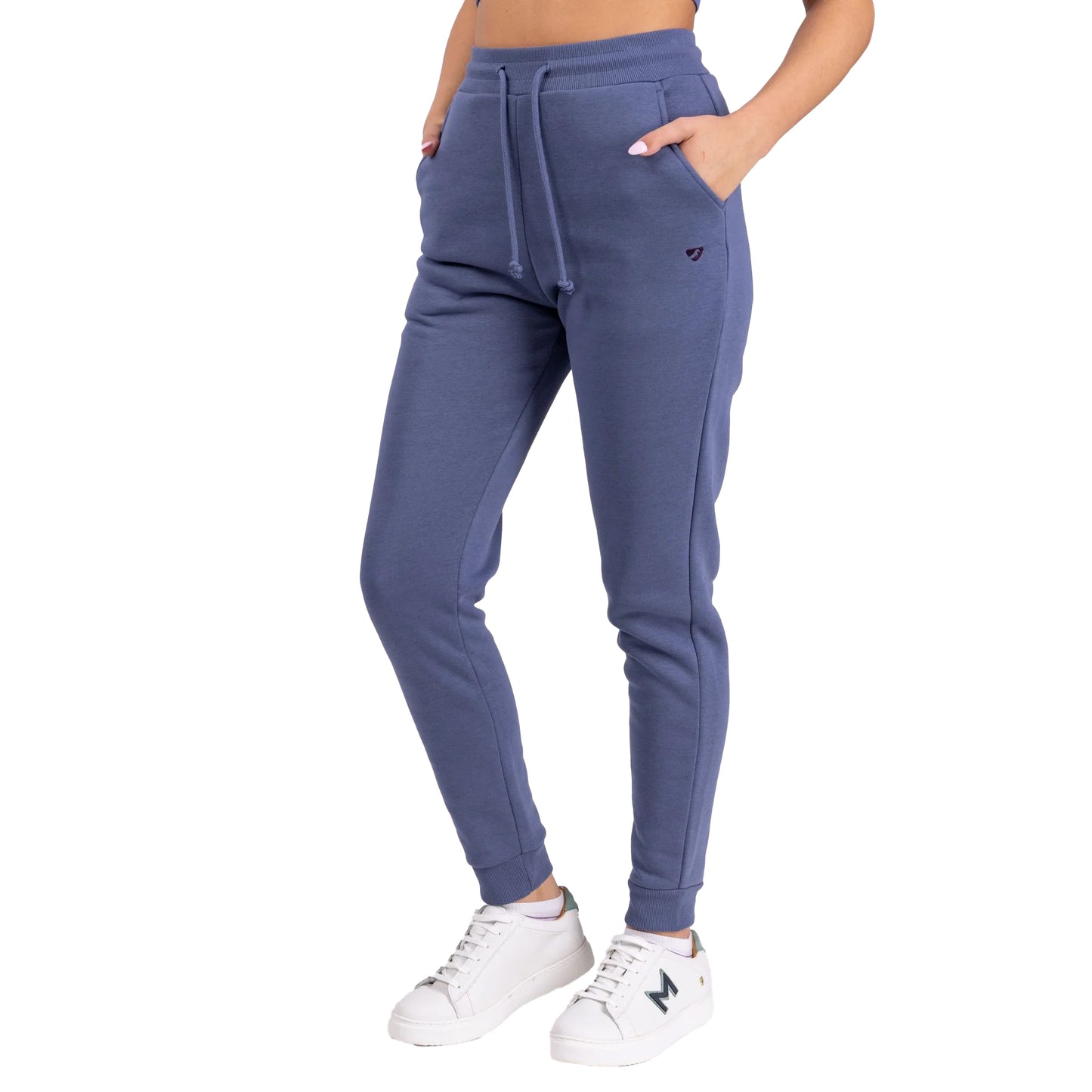 Blue - Front - Aubrion Womens-Ladies Serene Jogging Bottoms