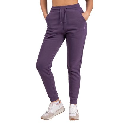 Purple - Front - Aubrion Womens-Ladies Serene Jogging Bottoms